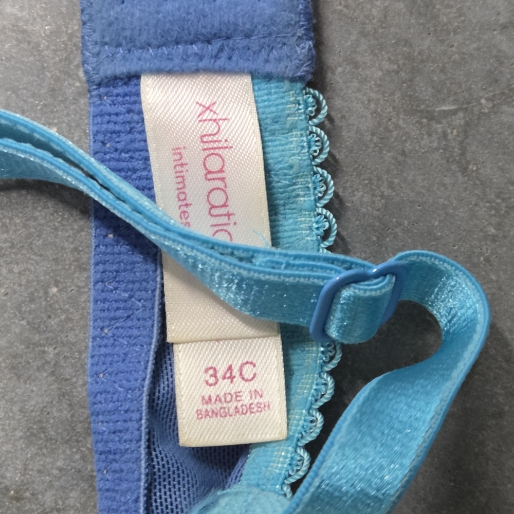 Xhilaration Blue Lace Bra - Picture 3 of 3